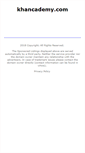 Mobile Screenshot of khancademy.com